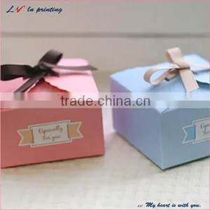 High Quality Ribbon Chocolate Cake Box With Bow Tie thumbnail-1