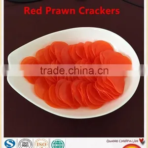 Freshly Fried Chinese Red Prawn Crackers Served in Restaurants or as a Family Pack thumbnail-2