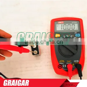 Digital Multimeters Palm Size UNI-T Ut33a Auto Range Diode & Data Hold Super Mini Pocket Multimeter Measure Temperature thumbnail-1