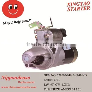 12V New Electric Starter for Japanese Car Engine Repair (Lester 17703) thumbnail-2