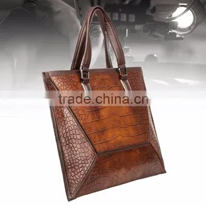 QIALINO New 2016 Vintage Leather Briefcase Leather Man Laptop Bag for Macbook Air/pro 12 13 thumbnail-2