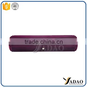 Customized Various Style Purple Velvet Jewelry Ring Packaging Boxes thumbnail-3