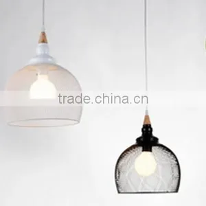 Pendant Light Fixture With Green Color Modern E14 thumbnail-6