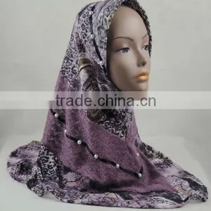 Beaded Hijab Multi-color thumbnail-1