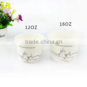 Eco-Friendly Hot Selling Disposable Paper Food Bowl For Soup Custom Print Paper Bowls thumbnail-2