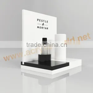 Acrylic Makeup Counter Display Cosmetic Display Showcase thumbnail-1
