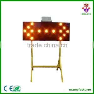 LED Flashing Solar Traffic Arrow Board for Road Work thumbnail-6