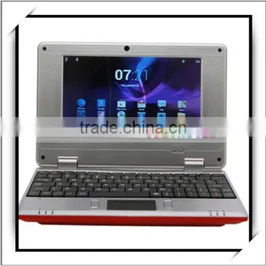 Cheap 1GB 7 Inch VIA8850 1.5GHz Android 4.1 Chinese Laptop Netbook With 8GB Hard Drive Red US Standard thumbnail-1
