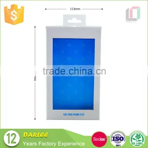 GuangDong Custom Embossing Recyclable Art Paper Mobile Phone Case Package With Hang Hole thumbnail-4