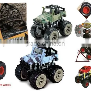 Novely 4 WD Friction Car With TPR Soft Wheels thumbnail-2