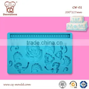 Fondant Cake Decorating Tools Fondant And Gum Paste Mold Impression Mat thumbnail-1