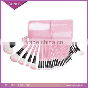 32pcs Pink Synthetic Makeup Brushes Set thumbnail-2