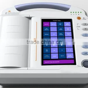Twelve 12 Channel Portable 10 Inch ECG Machine TFT LCD Touch Screen Digital Electrocardiograph EKG-1212A thumbnail-2