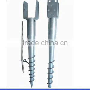 Hot Dipped Galvanized Ground Screw Anchor for Fence thumbnail-4