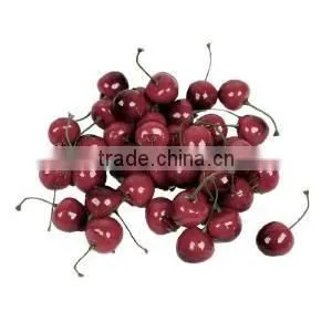 Faux Fake Foam Craft Cherry Simulation Fruits Desk Ornament Decor Red Decorative Foam Artificial Cherry Garden House Indoo thumbnail-1