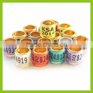 2014 Golden Aluminim Coated Pastic Pigeon Rings Making by China Manufacture thumbnail-1