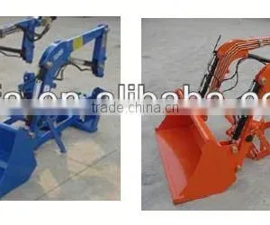 Rear Loader Tractor Front End Loader and Backhoe for Farm Tractors thumbnail-1