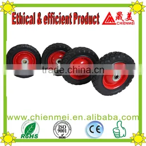 The Most Popular 7"X1.5 Rubber Wheel/Metal Rim Wheel/Pneumatic Wheels/Ruled Wheel thumbnail-6
