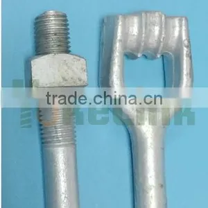 High Quality Forged Thimble Eye Anchor Rod Earth Screw Anchor Rod thumbnail-4