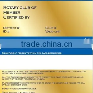 CR80 Golden Hot Stamping Plastic PVC Card thumbnail-4