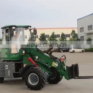 Everun Brand CE Certificated 1.5ton/2ton Telescopic Arm Wheel Loader thumbnail-3