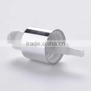 Good Quality Cream Pump With Silver Aluminum Collar thumbnail-5
