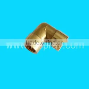 Brass Threaded Ferrule 9.52mm Elbow 90degrees Connector thumbnail-3