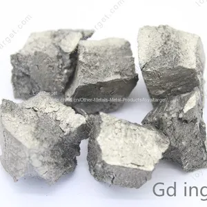 Dia/6.35X6.35mm Rare Earth High Purity Gd Gadolinium Metal 99.9% thumbnail-1