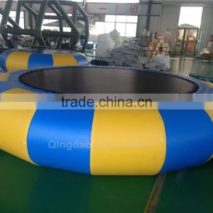 Factory Custom Water Paly Equipment Inflatable Air Bouncer Water Trampoline Jumping Bed thumbnail-4