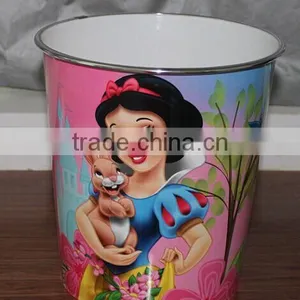 PP Material Home Use Colorful Cartoon Trash Bin thumbnail-6