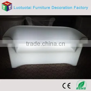 Nightclub Plastic LED Lighted Bar Sofa PE LED Sofa/plastic LED Light up Chair thumbnail-4