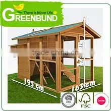 Chicken Coop Poultry Hen House Cage Rabbit Hutch Bird Avery thumbnail-1