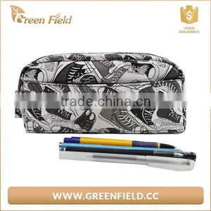 New Design Pencil Pouch Luxury PU Leather Pencil Case Bag thumbnail-1
