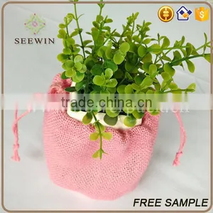 Bright Colored Natural Jute Wholesale Flower Pots thumbnail-3