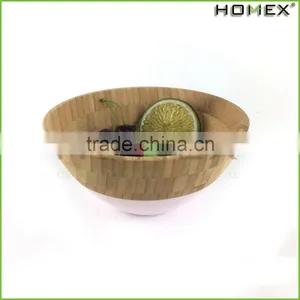 Bamboo Salad Bowl Chic Bamboo Fruit Bowl Homex BSCI/Factory thumbnail-1