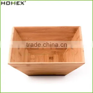 Bamboo Fruit Salad Bowl /serving Bowl for Kitchen Homex-BSCI thumbnail-1