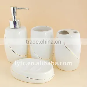 Factory Direct Wholesale Ceramic Bath Accessory Set thumbnail-2