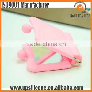 Silicone Square Plasticpocket Mirror thumbnail-1