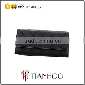 Wholesale Lovely Fashion Lady's Clutch Long Purse Leather Wallet Bag Men Cltch Handbag thumbnail-1