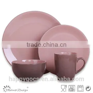 16pcs Dinnerware Set Manufacturer Two Tone Black Blue thumbnail-3