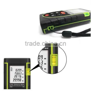 40m (131ft) Laser Distance Meter Bubble Level Rangefinder Range Finder Tape Measure Tester thumbnail-4