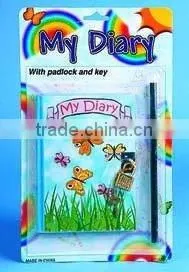 KIDS DIARY BOOK W/LOCKER 1 PENCIL ATTACHED thumbnail-1