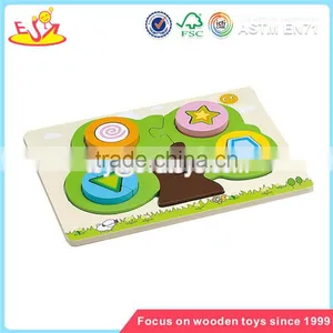 Wholesale Colorful Wooden Stacking Blocks Toy Beautiful Toddler Wooden Stacking Blocks Toy W13E001 thumbnail-4