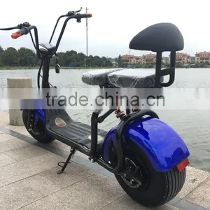 60V 1000W 18 Inch Fat Tire Electric Scooter Citycoco Harley Electric Bike thumbnail-3