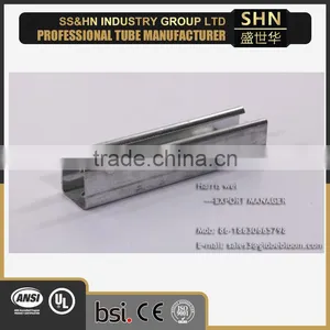 Double Galvanized Steel c Unistrut Strut Channel thumbnail-1