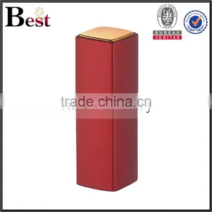 2017 Hot New Products Cosmetic Red Aluminum Cover Glass Perfume Bottle 10ml 20ml 35ml Spray Square Rotary Bottle Perfume thumbnail-2
