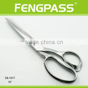 S8-1017 25cm 2Cr13 Stainless Steel Blade With Zinc Alloy Handle Scissors For Cutting Scissors thumbnail-1