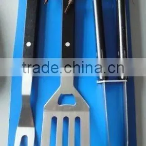 Kitchenworthy Outdoor 3 Pcs BBQ Utensil Sets thumbnail-1