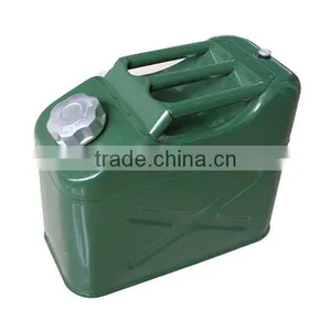 10 Liter Horizontal Galvanized Steet Oil Tank Jerry Can thumbnail-1