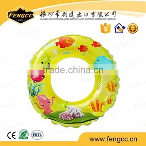 CE Certificate Inflatable Colorful Customized Cartoon Water Baby Swimming Neck Ring thumbnail-1